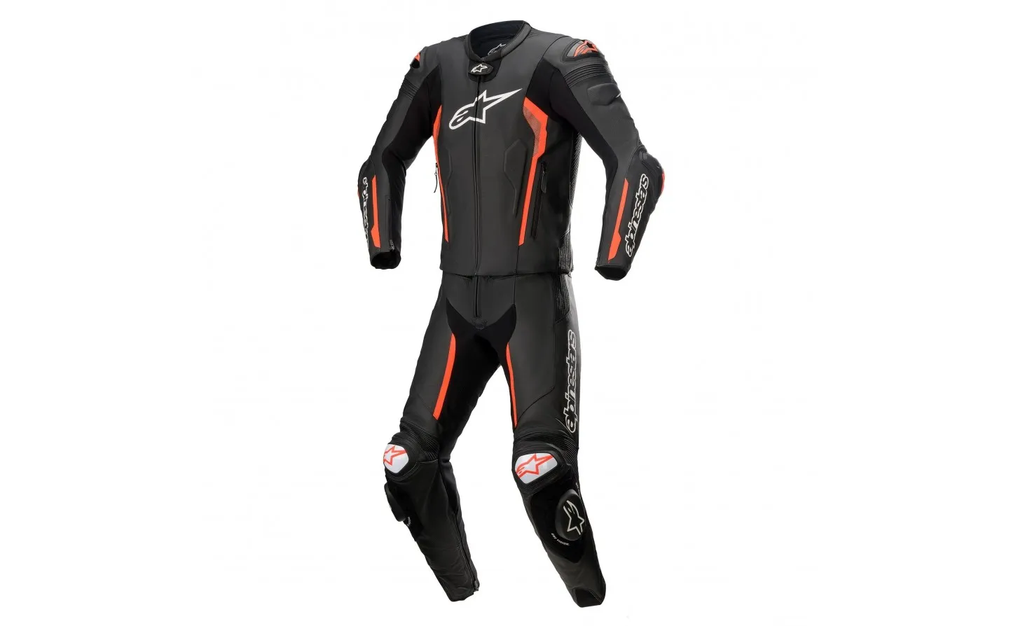 Mono Alpinestars Missile V2 Leather Suit 2PC Negro Rojo |3160122-1030|