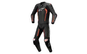 Mono Alpinestars Missile V2 Leather Suit 2PC Negro Rojo |3160122-1030|