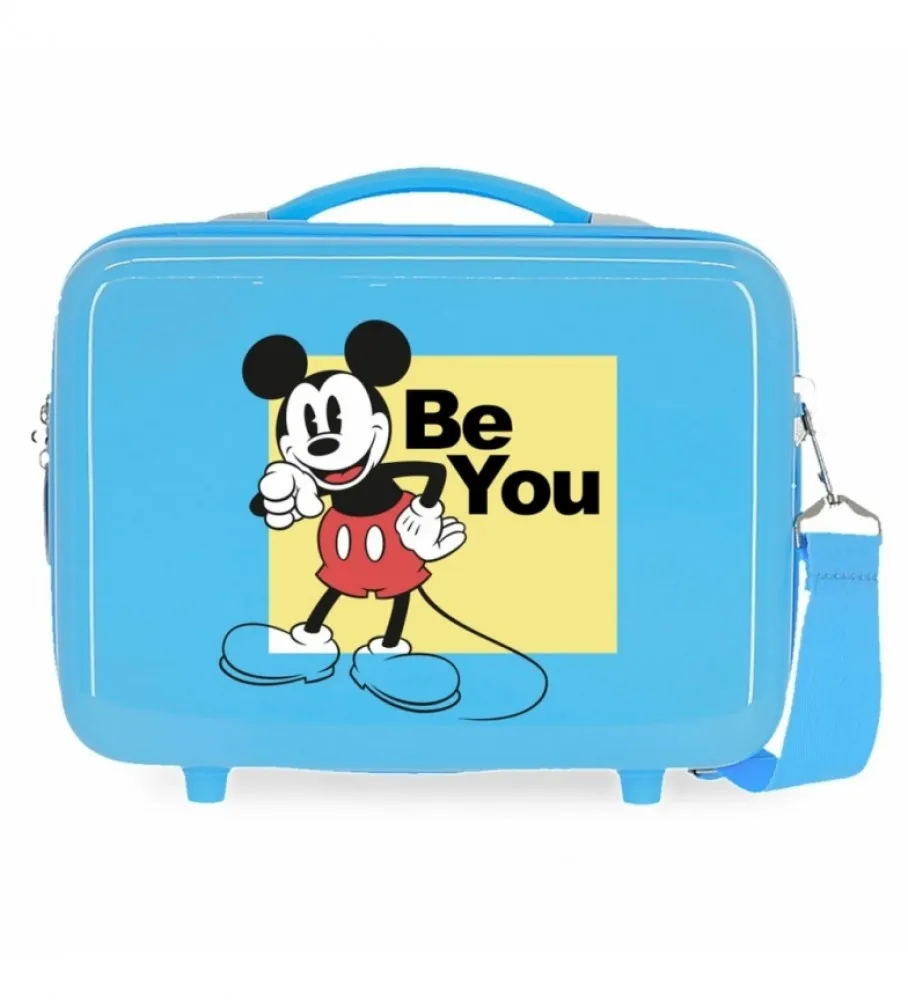 Neceser ABS Mickey Be You Adaptable azul claro -29x21x15cm-