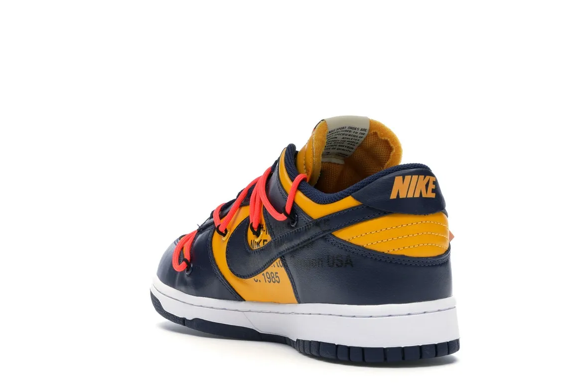 Nike Dunk Low Off-White University Gold