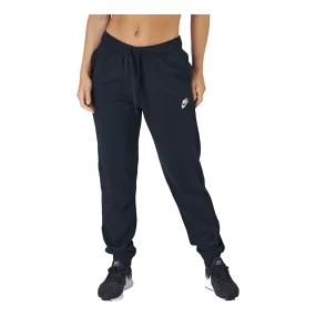 Nike Sportswear Club Fleece Women's Mid-Rise Joggers BLACK/WHITE