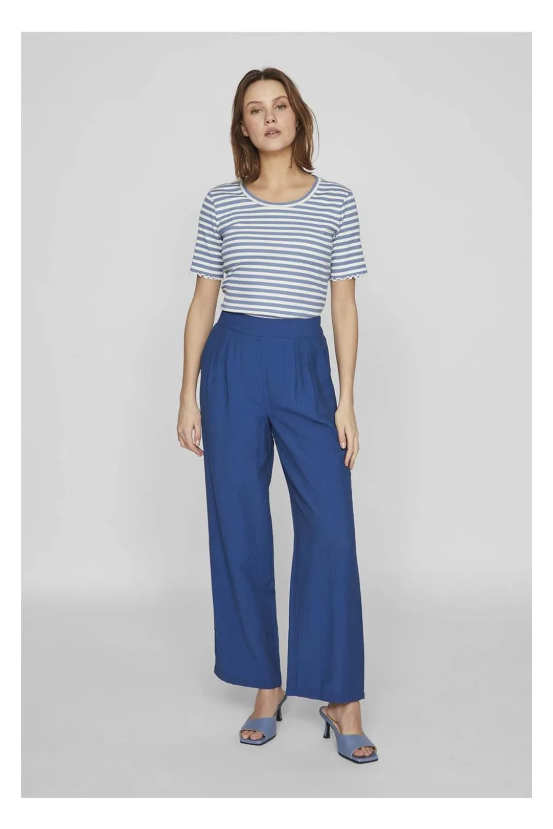 PANTALON WIDE MUJER VIJANA AZUL