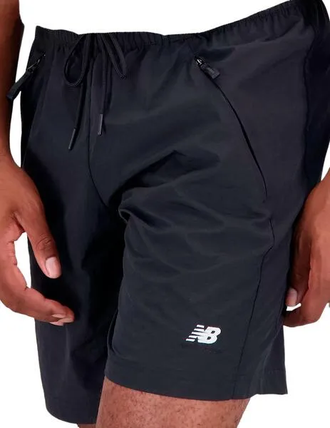 Pantalón corto New Balance negro para hombre