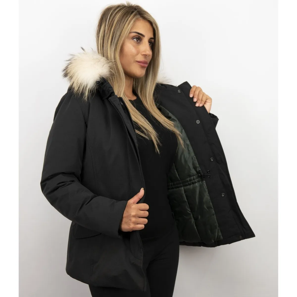 Parkas Mujer Mujer Chaqueta De