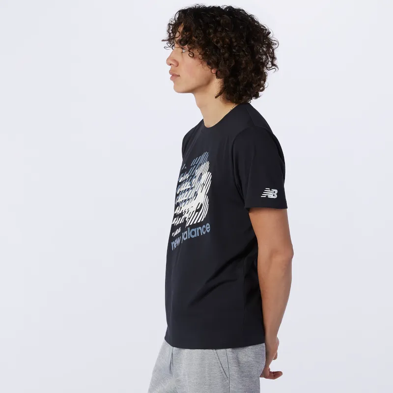 Polera Entrenamiento Hombre New Balance Tenacy Negra