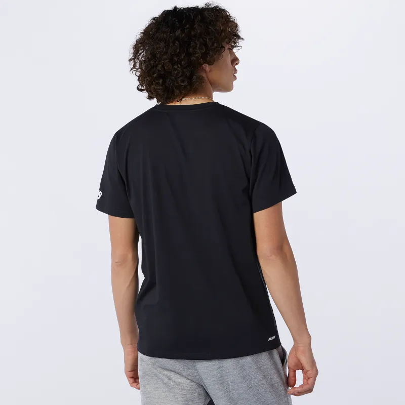 Polera Entrenamiento Hombre New Balance Tenacy Negra