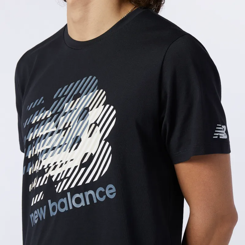 Polera Entrenamiento Hombre New Balance Tenacy Negra