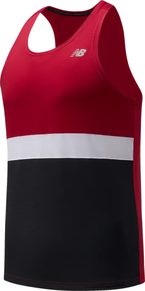 Polera Running Hombre New Balance Accelerate Singlet Bicolor