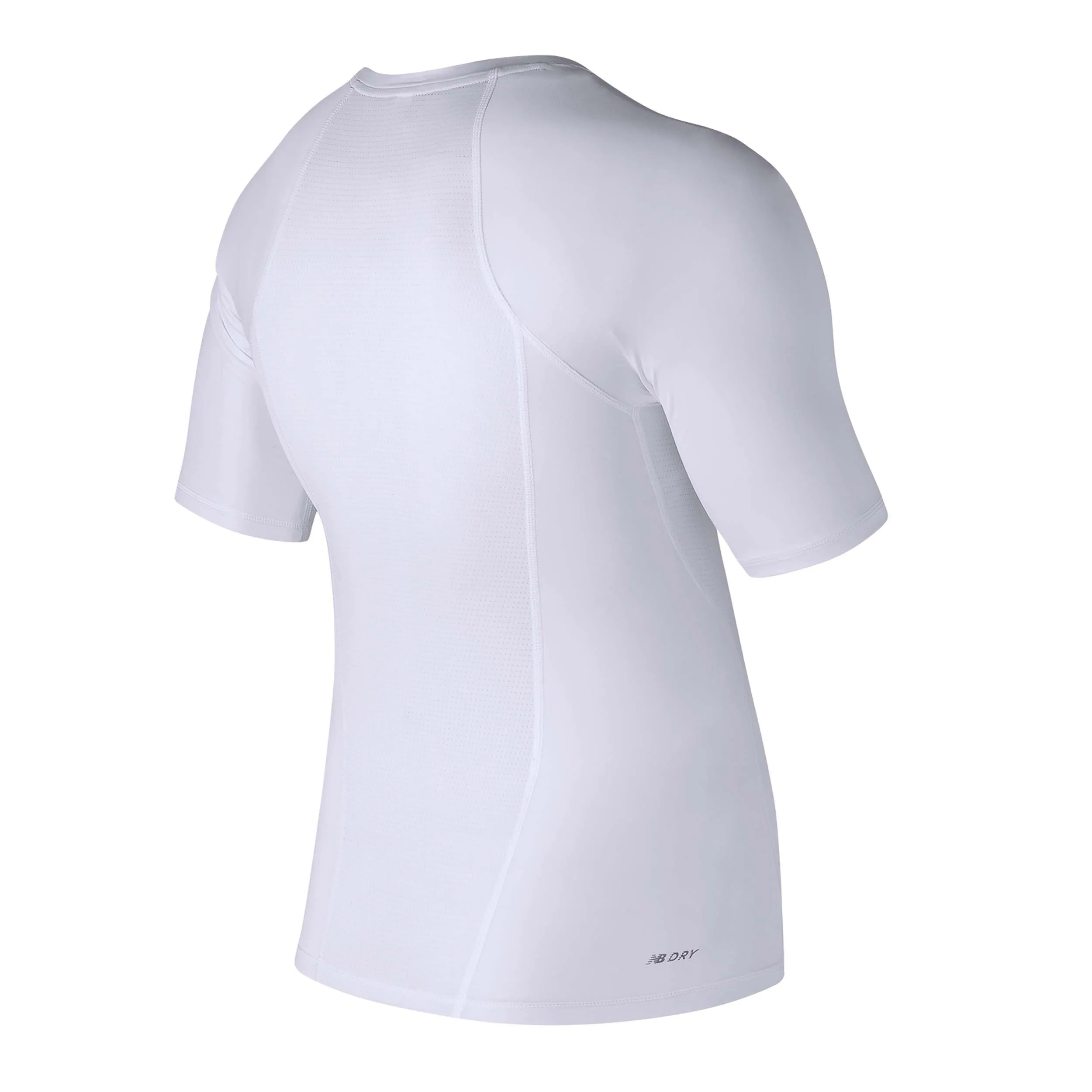 Polera Running Hombre New Balance Challenge Blanca 