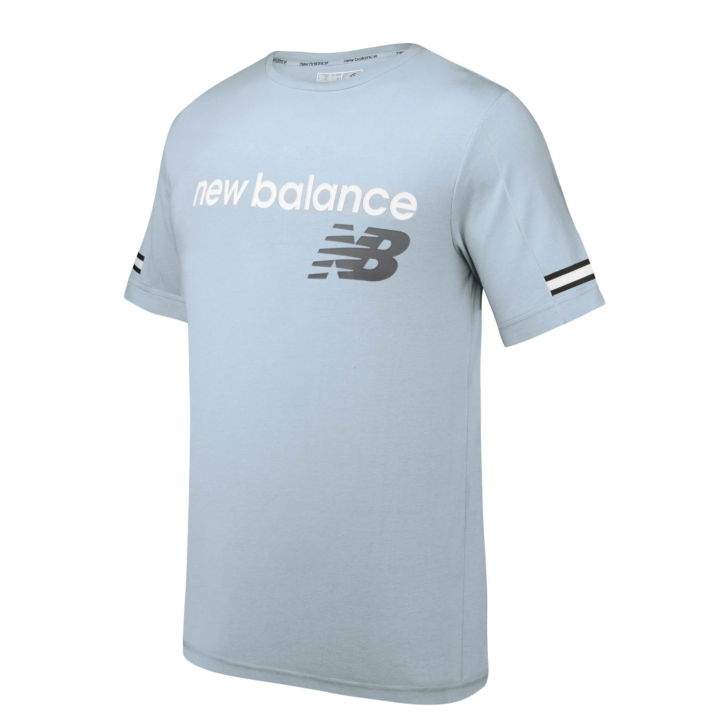 Polera Running Hombre New balance Essentials Celeste