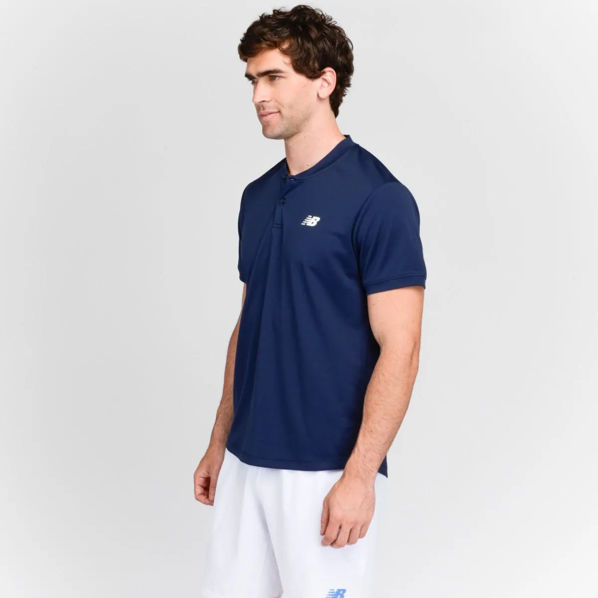 Polera Tenis Hombre New Balance Azul Marino