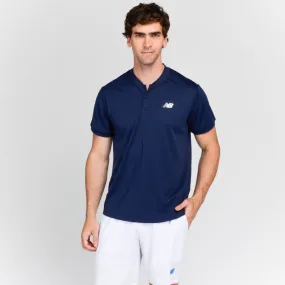 Polera Tenis Hombre New Balance Azul Marino