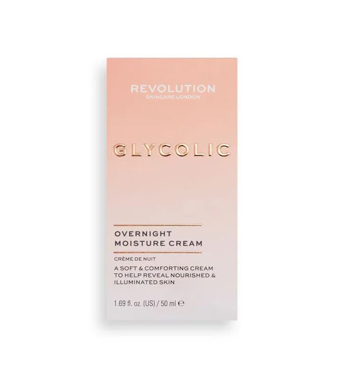 Revolution Skincare - Crema de noche Glow con ácido glicólico