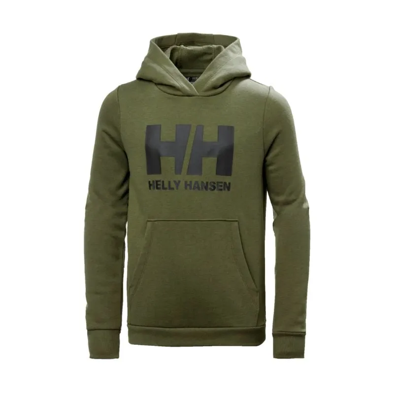 Sudadera Helly Hansen JR HH LOGO HOODIE 2.0 (431 UTILITY GREEN) Niño