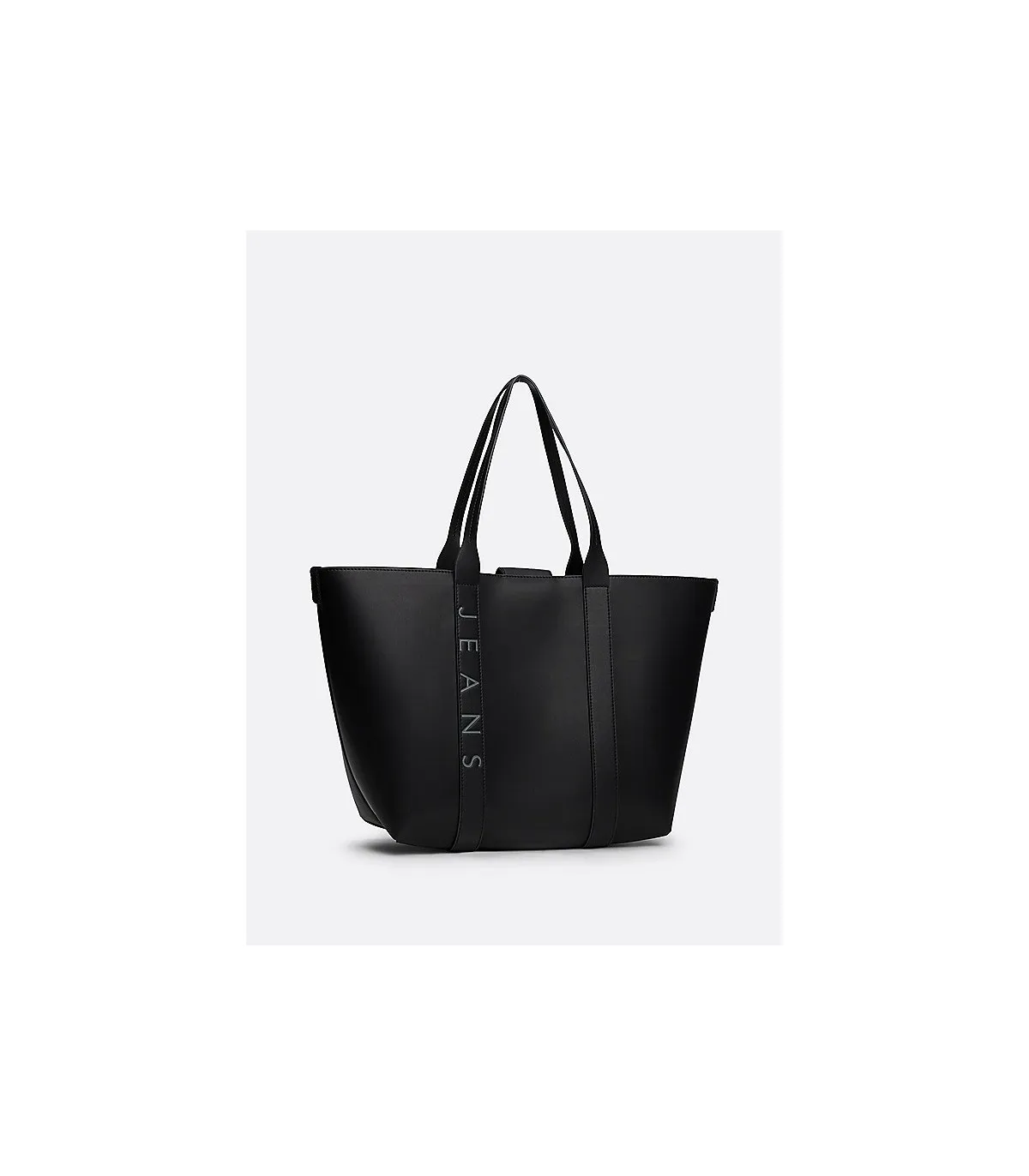 Tommy Jeans Bolso Tote City Logo Metálico Mujer negro