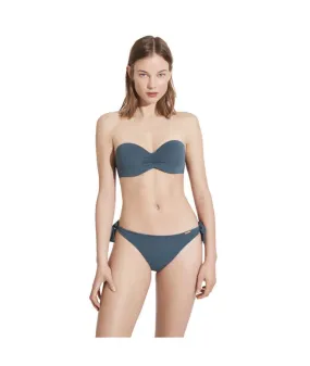 Top bikini Ysabel Mora Bandeau Push-Up Copa B Azul