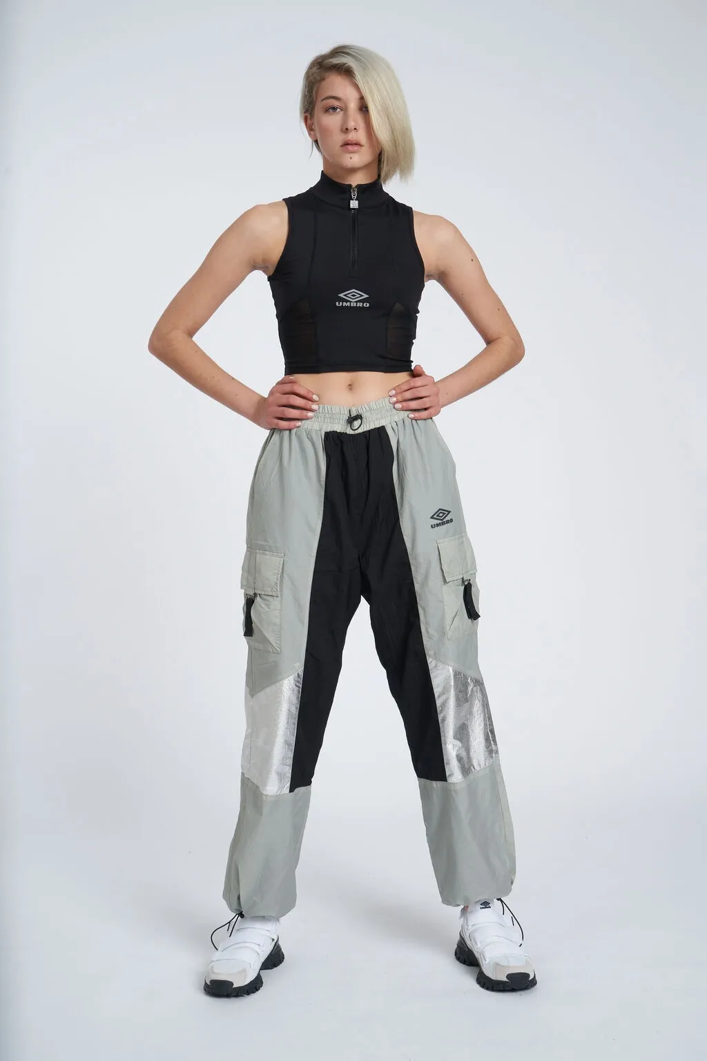 TOP UMBRO REFLECTIVE TECH CROP