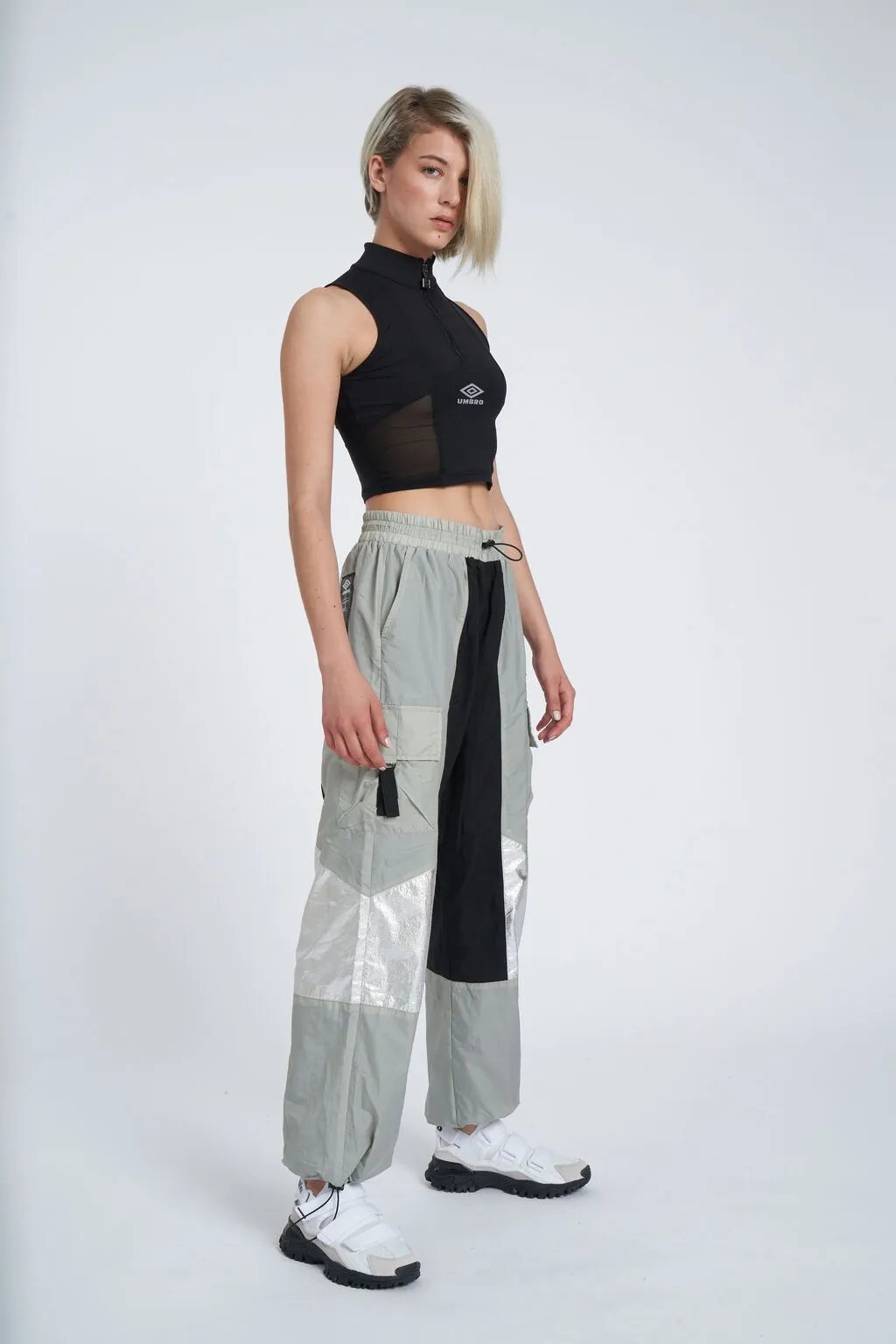 TOP UMBRO REFLECTIVE TECH CROP