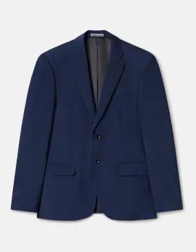 Traje liso azul marino