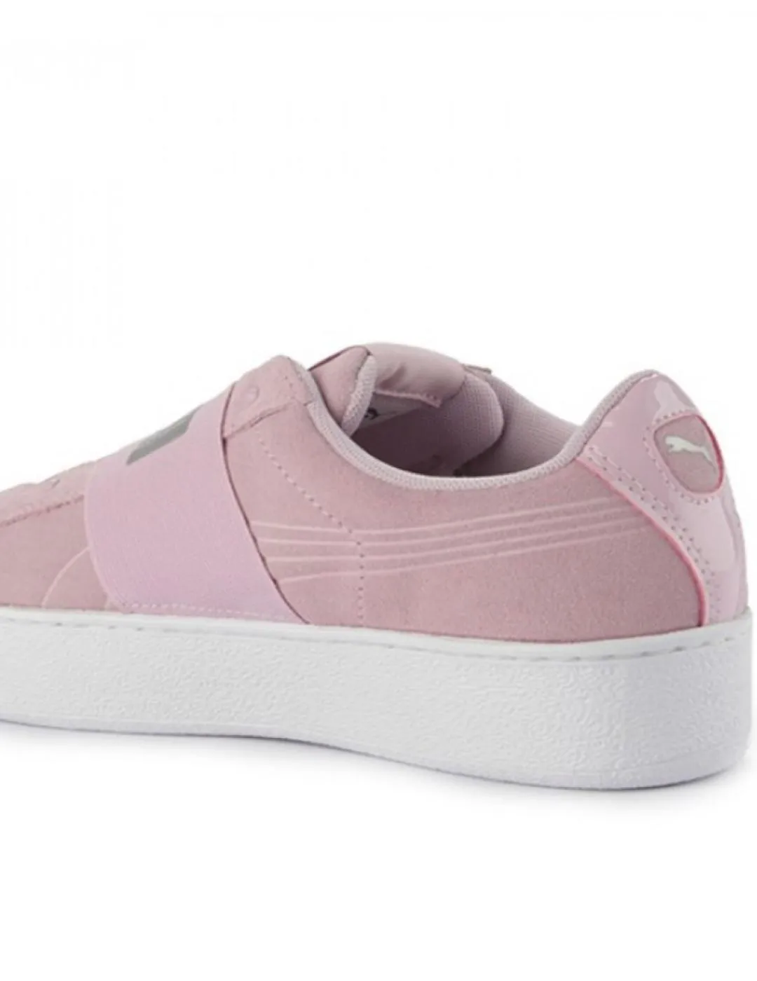 Zapatillas puma de plataforma rosa de mujer