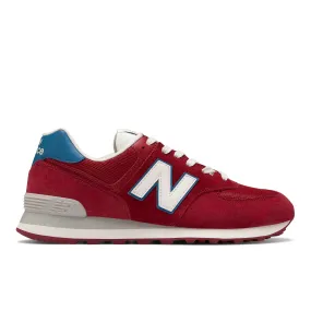 Zapatillas Urbanas Hombre New Balance 574 Roja