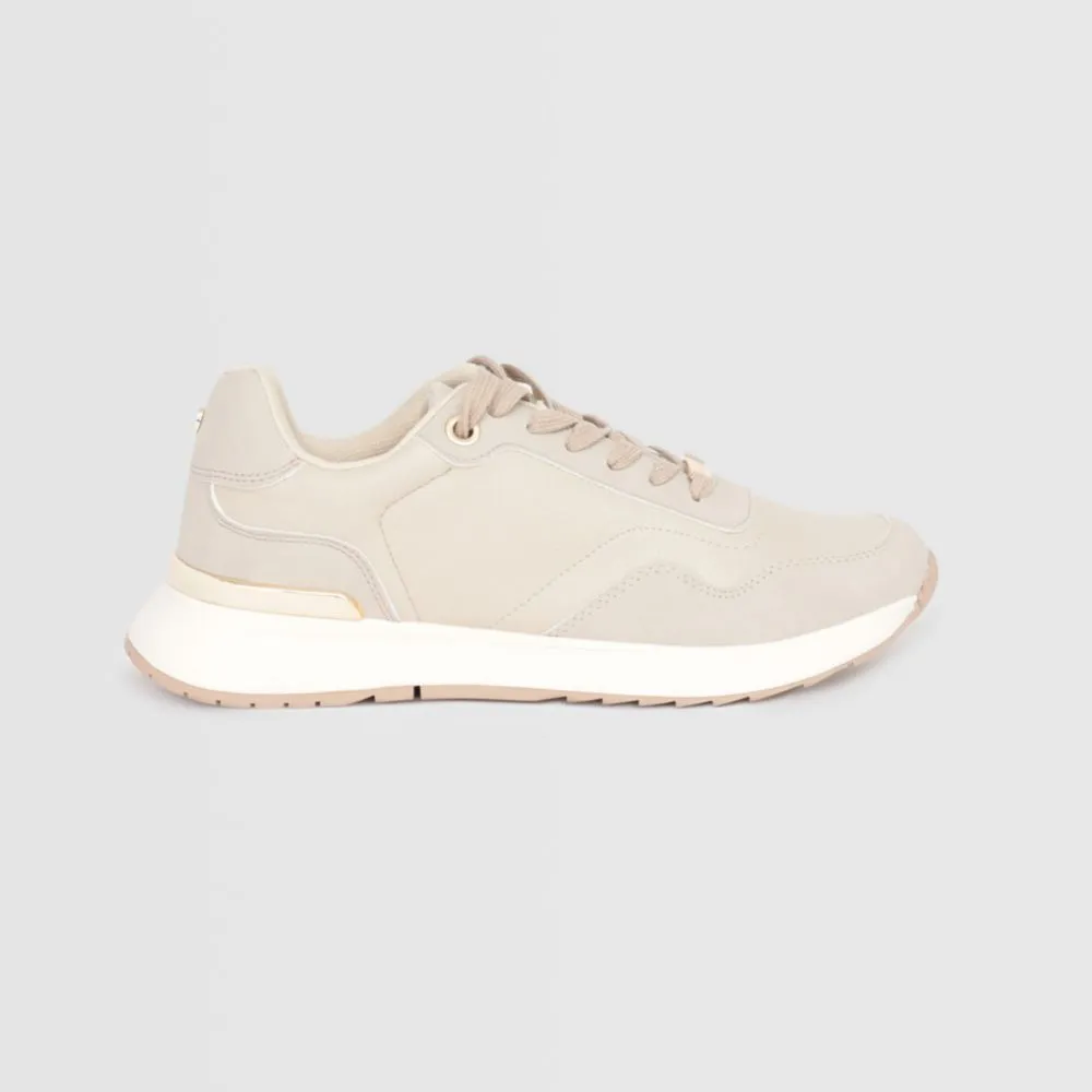 Zapatillas Urbanas Malabar Collection Para Mujer Gamux Beige