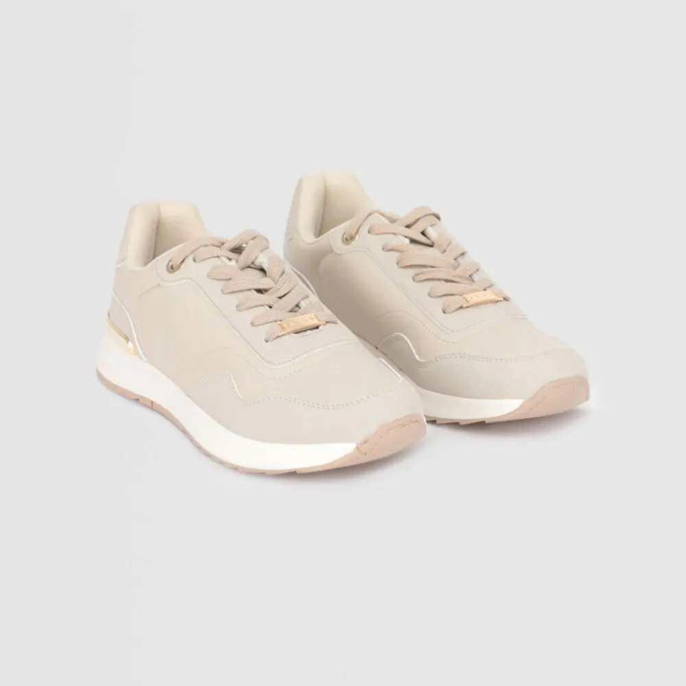 Zapatillas Urbanas Malabar Collection Para Mujer Gamux Beige