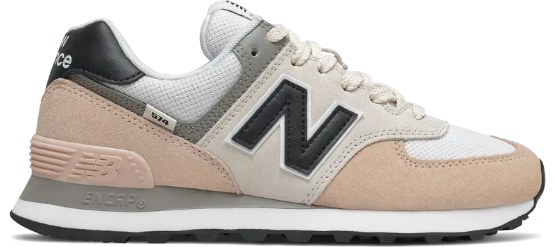 Zapatillas Urbanas Mujer New Balance 574 Blanco