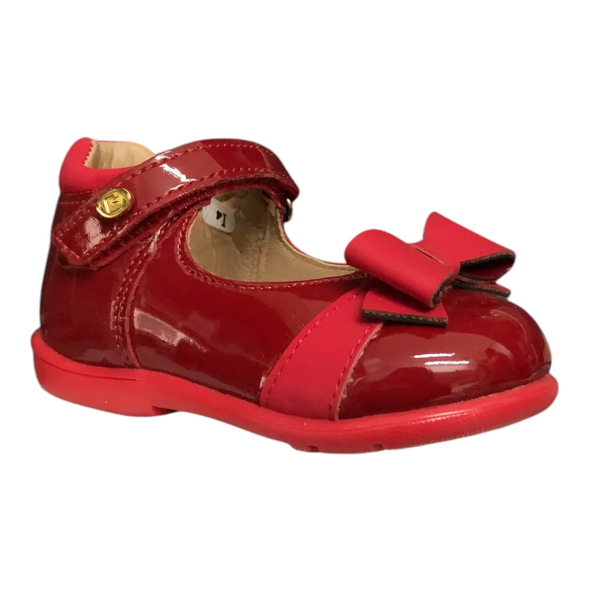 Zapato Charol Rojo Para Niña COQUETA