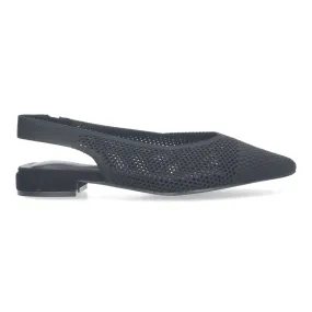 Zapatos planos cómodos salón para mujer color negro S-3192